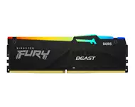 KINGSTON DIMM DDR5 64GB (2x32GB kit) 5200MT/s KF552C40BBAK2-64 Fury Beast RGB black