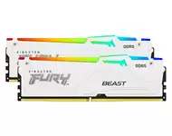 KINGSTON DIMM DDR5 64GB (2x32GB kit) 5600MT/s KF556C36BWEAK2-64 Fury Beast RGB White Expo