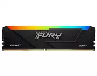 KINGSTON DIMM DDR4 8GB 3600MT/s KF436C17BB2A/8 Fury Beast RGB Black XMP