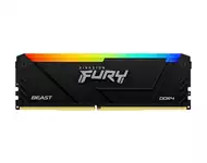 KINGSTON DIMM DDR4 16GB 3600MT/s KF436C18BB2A/16 Fury Beast RGB Black XMP