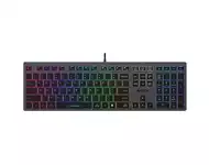 A4 TECH FX60 Scissor Switch Neon Backlit USB US siva tastatura