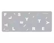 A4 TECH FP75 FSTYLER podloga za miš srebrna