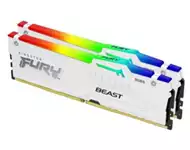 KINGSTON DIMM DDR5 32GB (2x16GB kit) 6000MT/s KF560C36BWE2AK2-32 FURY Beast RGB White EXPO