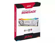 KINGSTON CUDIMM DDR5 24GB 8400MT/s KF584CU40RWA-24 FURY Renegade White RGB XMP