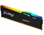 KINGSTON DIMM DDR5 128GB (4x32GB kit) 5600MT/s KF556C40BBAK4-128 FURY Beast RGB Black XMP