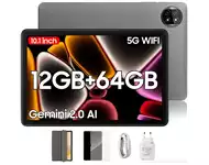 Blackview Tablet 10.1 Blackview Tab 20 Wifi 800x1280 HD+ IPS/4GB/64GB/5MP-8MP/Android 15/gray