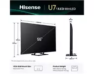 HISENSE 55 inča 55U7Q ULED Mini-LED 4K UHD Smart TV