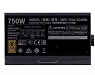 COOLER MASTER MWE Bronze V3 750W napajanje (MPE-7501-ACABW-3BEU) 5Y