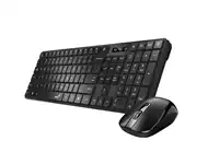 GENIUS SlimStar 8250 Wireless USB YU crna tastatura+ miš