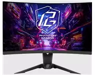 ASRock Monitor 27" ASRock PG27QRT2A VA 2560x1440/180Hz/1ms/2xHDMI/DP