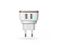 LDNIO Kucni punjac LDNIO A2405Q Quick Charger 2.0 USB 5V 2.4A sa micro USB kablom beli
