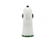 LDNIO Auto punjac LDNIO DL-C28 dual USB 3.4A sa micro USB kablom beli