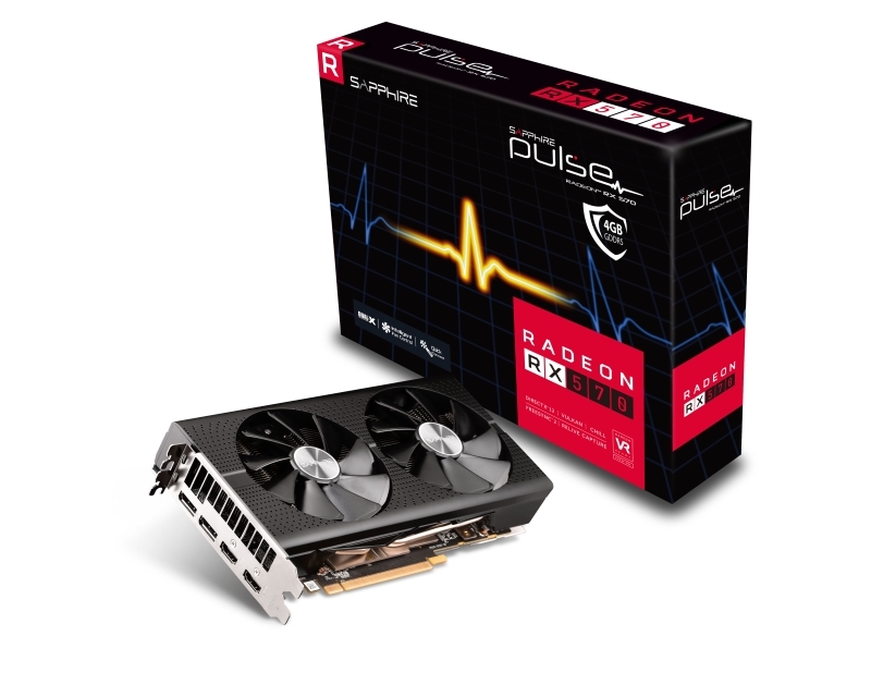 SAPPHIRE AMD Radeon RX 570 4GB 256bit PULSE RX 570 4G D5 11266 67 20G