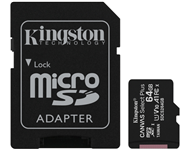 KINGSTON A1 MicroSDXC 64GB 100R class 10 SDCS2/64GB + adapter
