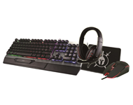 MS Industrial GAMING COMBAT 4u1 SET tastatura,mis, slusalice, podloga 