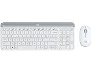 LOGITECH MK470 Wireless Desktop US bela tastatura + miš