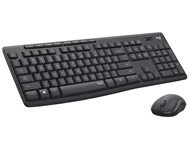 LOGITECH MK295 Silent Wireless Combo US tastatura + miš crna