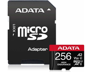 A-DATA UHS-I U3 MicroSDXC 256GB V30S class 10 + adapter AUSDX256GUI3V30SHA2-RA1