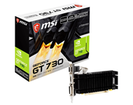 MSI nVidia GeForce GT 730 2GB 64bit N730K-2GD3H/LPV1