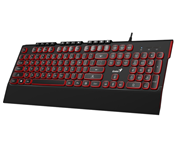 GENIUS SlimStar 280 USB YU crno crvena tastatura