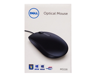 DELL MS116 USB Optical crni retail box miš