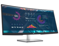 DELL 34" P3421W WQHD USB-C Professional zakrivljeni IPS  monitor