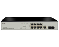 CUDY GS2008PS2 8-Port Gigabit L2 Managed PoE+ Switch with 2 SFP Slots