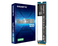 GIGABYTE 500GB M.2 PCIe Gen3 x4 NVMe 2500E SSD G325E500G