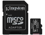 KINGSTON A1 MicroSDXC 256GB 100R class 10 SDCS2/256GB + adapter