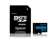APACER UHS-I MicroSDHC 128GB V30 + Adapter AP128GMCSX10U7-R