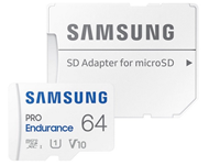 Samsung PRO Endurance MicroSDXC 64GB U3 + SD Adapter MB-MJ64KA