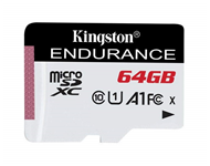 KINGSTON UHS-I microSDXC 64GB C10 A1 Endurance SDCE/64GB