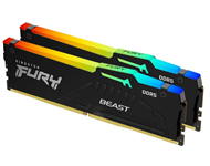 KINGSTON DIMM DDR5 64GB (2x32GB kit) 6000MT/s KF560C36BBEAK2-64 FURY Beast RGB EXPO