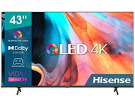 HISENSE 43" 43E7HQ Smart QLED 4K Ultra HD LCD TV