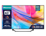HISENSE 43" 43A7KQ QLED 4K UHD Smart TV