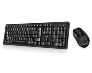 GENIUS Smart KM-8200 Wireless USB US crna tastatura + miš