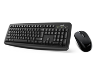 GENIUS Smart KM-8100 Wireless USB US crna tastatura + miš