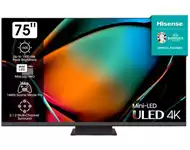 HISENSE 75" 75U8KQ Mini-LED ULED 4K UHD Smart TV