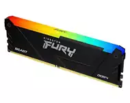 KINGSTON DIMM DDR4 8GB 3200MT/s KF432C16BB2A/8 Fury Beast RGB Black XMP