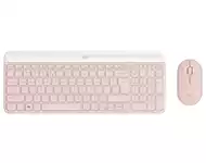 LOGITECH MK470 Wireless Desktop US Roze tastatura + miš
