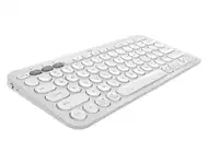 LOGITECH K380s Bluetooth Pebble Keys 2 US bela tastatura